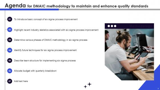 DMAIC Methodology To Maintain And Enhance Quality Standards Ppt Example