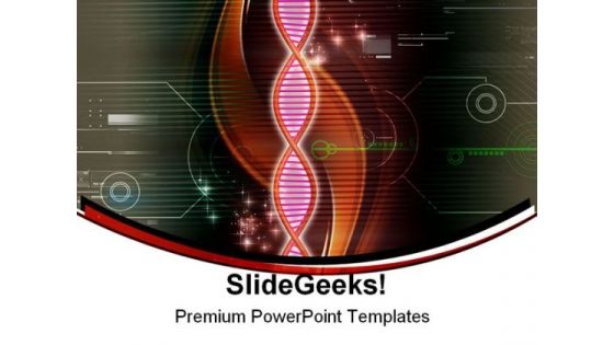 Dna Abstract Medical PowerPoint Templates And PowerPoint Backgrounds 0211