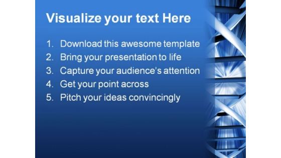 Dna Abstract PowerPoint Template 0910