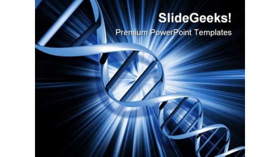 Dna Abstract PowerPoint Template 0910