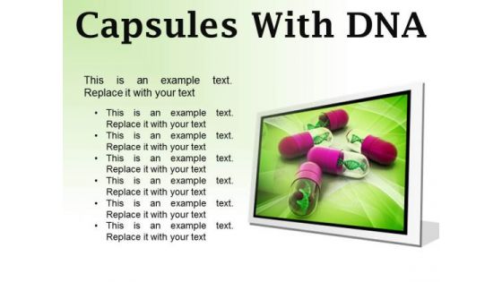 Dna Capsules Medical PowerPoint Presentation Slides F