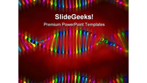 Dna Cells01 Medical PowerPoint Template 1110