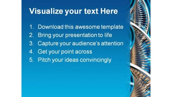Dna Medical PowerPoint Template 0610