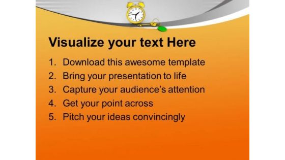Do All Your Work On Time PowerPoint Templates Ppt Backgrounds For Slides 0513