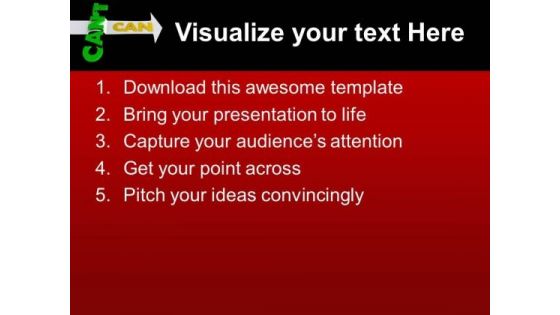 Do Not Fix Your Future With Negative Approch PowerPoint Templates Ppt Backgrounds For Slides 0613