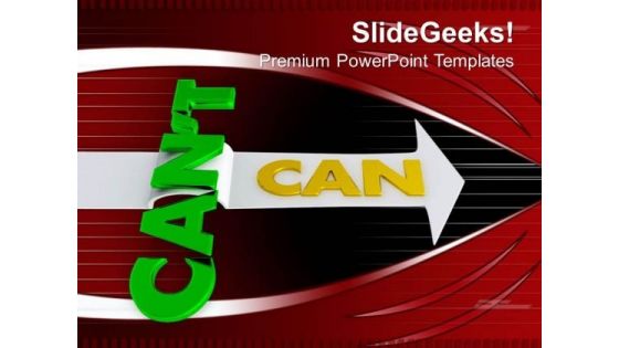 Do Not Fix Your Future With Negative Approch PowerPoint Templates Ppt Backgrounds For Slides 0613