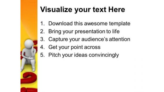 Do Not Get Puzzled With Questions PowerPoint Templates Ppt Backgrounds For Slides 0613