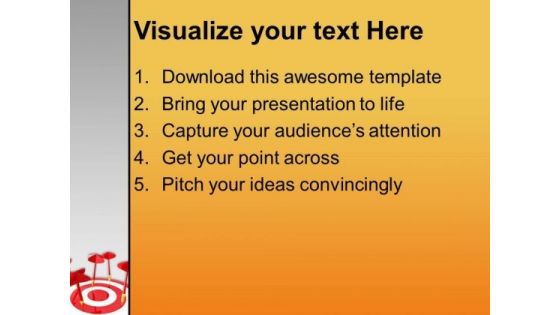 Do Not Miss The Target In Marketing PowerPoint Templates Ppt Backgrounds For Slides 0513