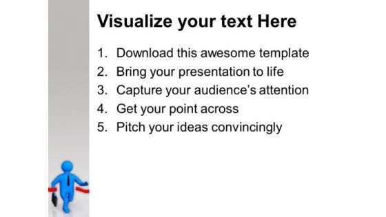 Do Not Stop Before Finish Line PowerPoint Templates Ppt Backgrounds For Slides 0613