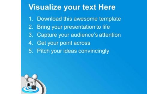 Do The Client Meetings For Target Achievement PowerPoint Templates Ppt Backgrounds For Slides 0613
