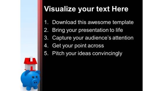 Do The Saving For Your Dream Home PowerPoint Templates Ppt Backgrounds For Slides 0413