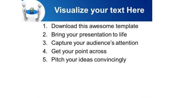 Do The Sharing Of Money PowerPoint Templates Ppt Backgrounds For Slides 0613
