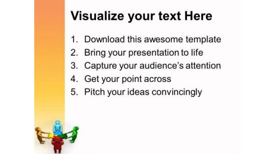 Do The Teamwork For Better Solution PowerPoint Templates Ppt Backgrounds For Slides 0413