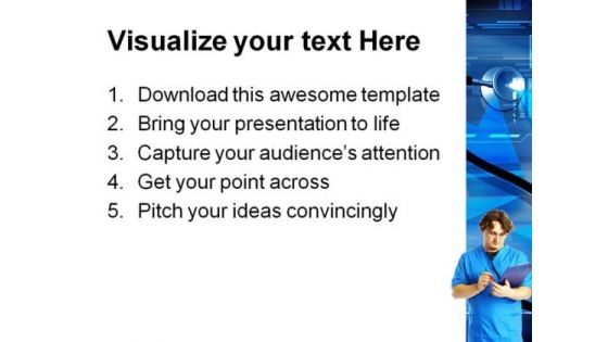 Doctor Medical PowerPoint Template 0610