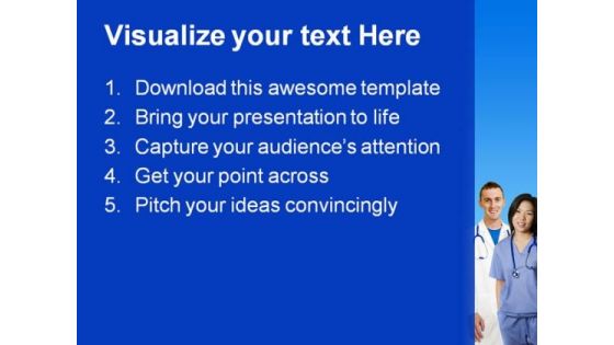Doctors Team Health PowerPoint Templates And PowerPoint Backgrounds 0711