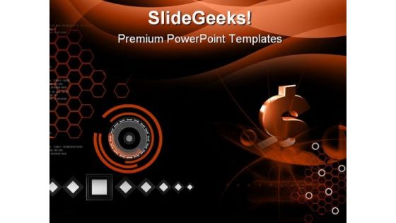 Dollar Abstract Background PowerPoint Themes And PowerPoint Slides 0511