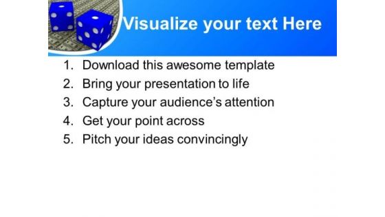 Dollar And Dice Money PowerPoint Templates And PowerPoint Themes 1012