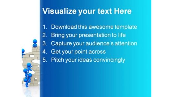 Dollar Building People PowerPoint Themes And PowerPoint Slides 0511