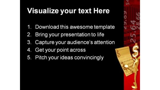 Dollar Calculator Business PowerPoint Themes And PowerPoint Slides 0611