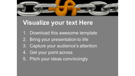 Dollar Chains PowerPoint Templates And PowerPoint Themes 0512