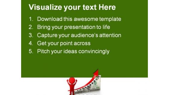 Dollar Charts With Arrow Finance PowerPoint Templates And PowerPoint Backgrounds 0411