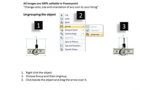 Dollar Death PowerPoint Templates