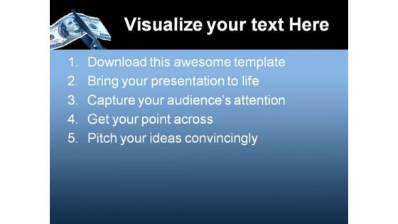 Dollar Finance PowerPoint Template 0610