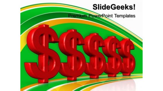 Dollar Graph Up Business PowerPoint Templates And PowerPoint Themes 1012