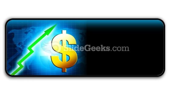 Dollar Increasing Value PowerPoint Icon R