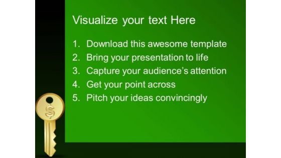 Dollar Key Finance PowerPoint Templates And PowerPoint Themes 0212