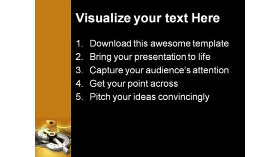 Dollar Key Money PowerPoint Template 0810