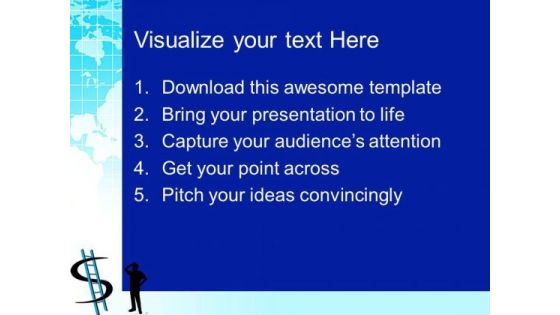 Dollar Ladder Success PowerPoint Templates And PowerPoint Themes 0212