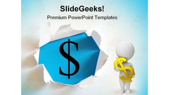 Dollar Money Metaphor PowerPoint Templates And PowerPoint Backgrounds 0611