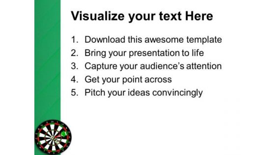 Dollar On Bulls Eye Targets PowerPoint Templates And PowerPoint Themes 1012