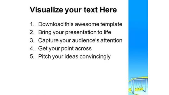 Dollar Pendulum Business PowerPoint Template 0810