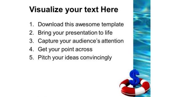 Dollar Saving Business PowerPoint Templates And PowerPoint Themes 1012