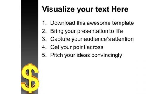 Dollar Sign Business PowerPoint Templates And PowerPoint Themes 1012