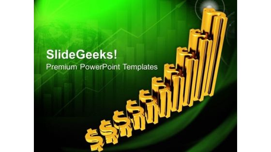Dollar Sign Graph Business PowerPoint Templates And PowerPoint Themes 0812