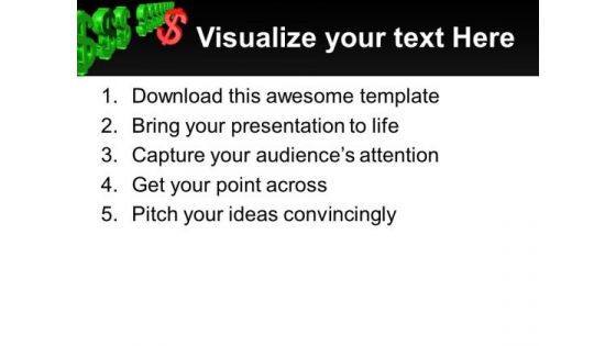 Dollar Stand Out From Crowd Leadership PowerPoint Templates And PowerPoint Themes 1012