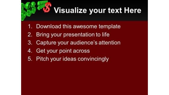 Dollar Stand Out From Crowd Leadership PowerPoint Templates And PowerPoint Themes 1012
