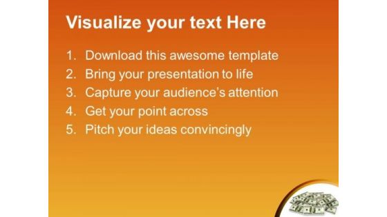 Dollars Background Investment Success PowerPoint Templates And PowerPoint Themes 1012