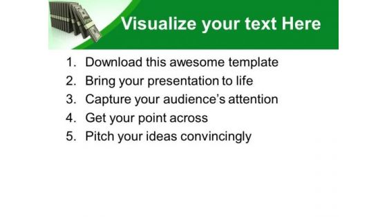 Dollars Domino Marketing PowerPoint Templates And PowerPoint Themes 1012