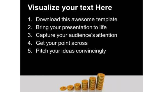 Dollars Forming Bar Graph Business PowerPoint Templates Ppt Backgrounds For Slides 1212