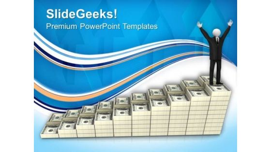 Dollars Graph Finance PowerPoint Templates And PowerPoint Themes 0612
