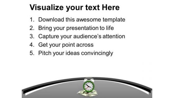 Doller Growth Depends On Time PowerPoint Templates Ppt Backgrounds For Slides 0513