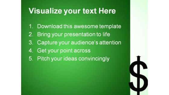Dollor Sign Money PowerPoint Themes And PowerPoint Slides 0411