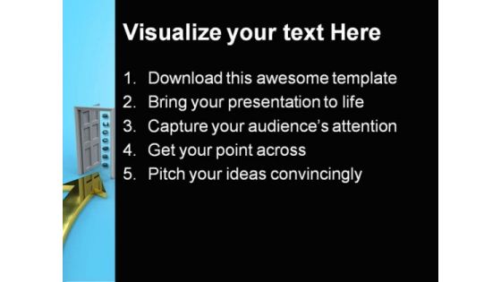 Door To New Opportunity Success PowerPoint Themes And PowerPoint Slides 0511