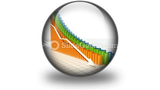 Down Arrow PowerPoint Icon