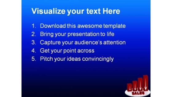 Down Sales Business PowerPoint Templates And PowerPoint Backgrounds 0711