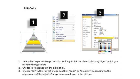 Download 3rd Layer Pyramid Diagram 3d Pyramids Ppt Slides